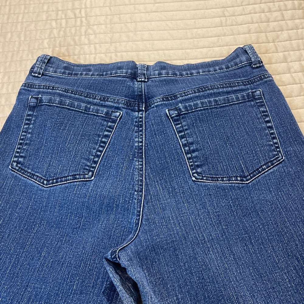 Gloria Vanderbilt AMANDA RETRO WOMENS SIZE 10 Dark Blue Jeans - Picture 9 of 9